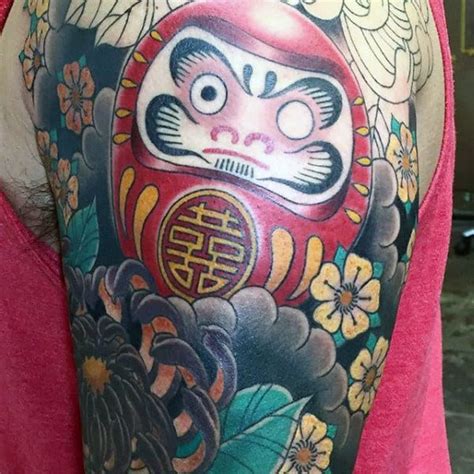 60 Awesome Daruma Doll Tattoo Designs for Men [2023 Guide]