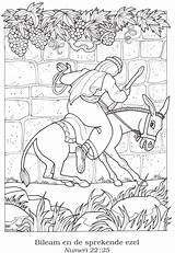Balaam And Donkey Coloring Page Pages sketch template