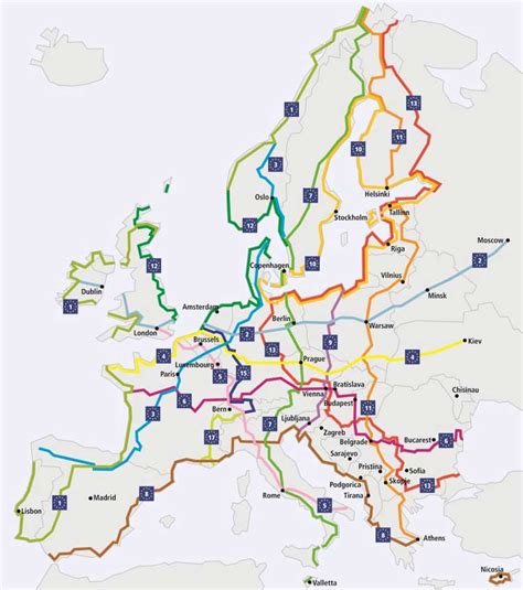 The EuroVelo Cycle Routes - Freewheeling France