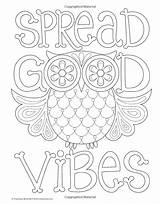 Good Vibes Coloring Pages Free Printable sketch template