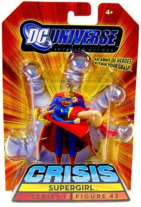 DC Universe Crisis Infinite Heroes Series 1 Supergirl Exclusive 3.75 Action Figure 43 Battle ...