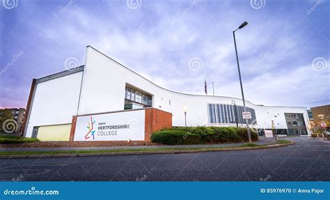 STEVENAGE,UK - NOVEMBER 10, 2016 North Hertfordshire College in the ...