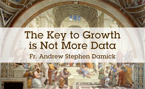 The Key to Growth is Not More Data — Roads from Emmaus