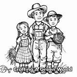 Pioneers Coloring Pages  Free & Printable sketch template