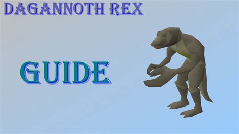 OSRS Dagannoth rex only guide (Dagannoth kings old school) - YouTube