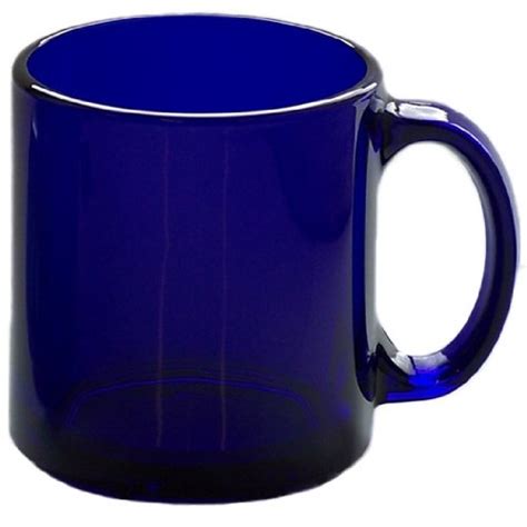 Libbey Glassware Reviews: Ultra High Strength 13 oz. Cobalt Blue Glass Coffee Mug (Set of 4 ...