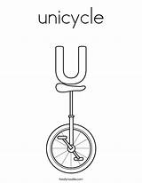 unicycle Coloring Page  Twisty Noodle sketch template
