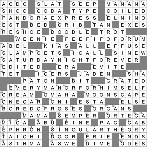 LA Times Crossword 9 Jul 23, Sunday - LAXCrossword.com