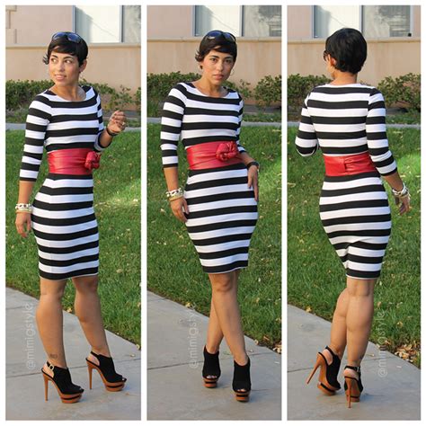 DIY Bold Black/White Striped Dress |Fashion, Lifestyle, and DIY