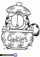Garfield Printable coloring page  Free pages sketch template