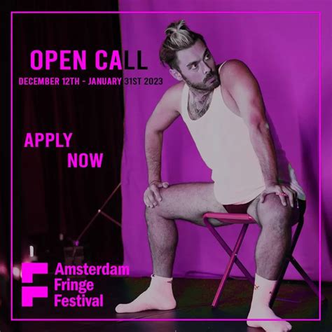 Open Call: Amsterdam Fringe Festival 2023 - TONE - Europe