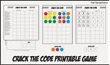 Crack The Code Game  Free Your Therapy Source sketch template