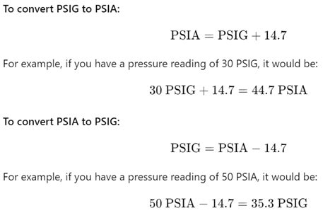 How do I convert PSI to PSIA and PSIG? - Pressure Measurement - Industrial Automation, PLC ...