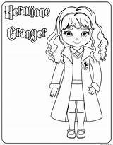 Hermione Granger Coloring page Printable sketch template