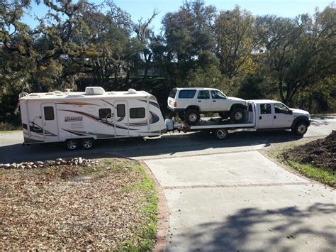 Crawler hauler | Camping trailer, Big trucks, Cargo trailer camper