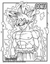Goku Ultra Instinct Coloring Pages  Home sketch template