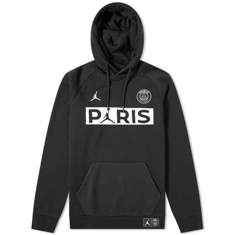 Nike Air Jordan X Psg Jumpman Hoody In Black | ModeSens | Hoodies, Air ...