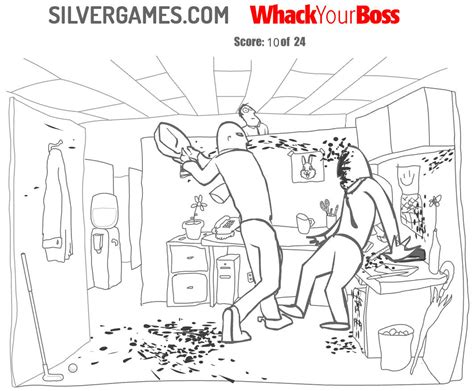 Whack Your Boss - 在 SilverGames.com 在线玩 🕹️