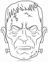 Frankenstein  Free Halloween coloring pages sketch template