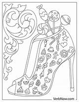 Free SHOE Coloring Pages For Download Printable PDF sketch template