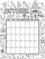 October 2019 Coloring Calendar  Woo Jr Kids Activities Childrens sketch template