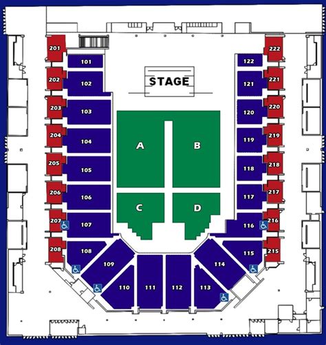 Seating Charts | Casper Events Center