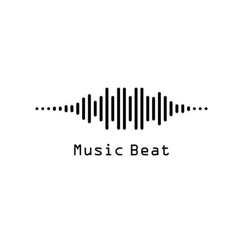 Music beat logo design with modern and simple look for music and audio company 14829560 Vector ...