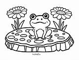 Frog Coloring Pages – 30 Printable  Easy Peasy And Fun sketch template