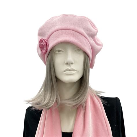 Pink Beret Beret Hats for Women Cute Beret With Pretty Rose - Etsy