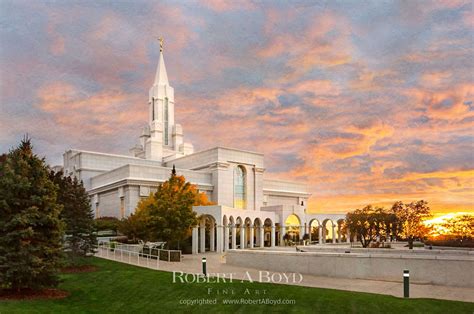 Bountiful Temple Holy Places. Robert A. Boyd Fine Art and LDS Temples