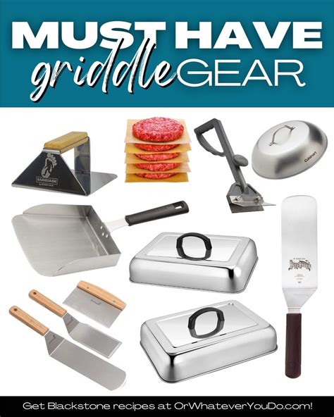 Must Have Griddle Accessories - Or Whatever You Do