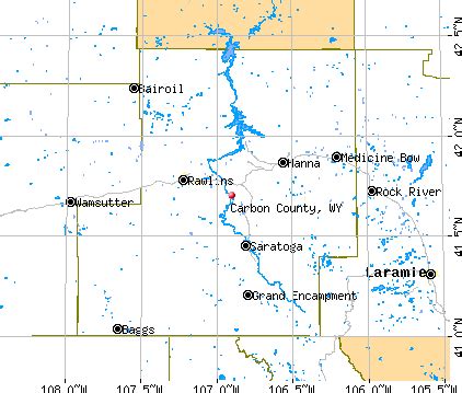 Carbon County Wyoming Map - Map Of Rose Bowl