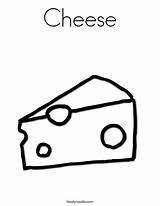 Cheese Coloring Page  Twisty Noodle sketch template