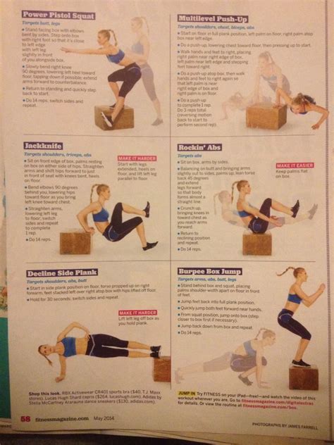 Plyo box workout | Plyometric workout, Step workout, Box jump workout