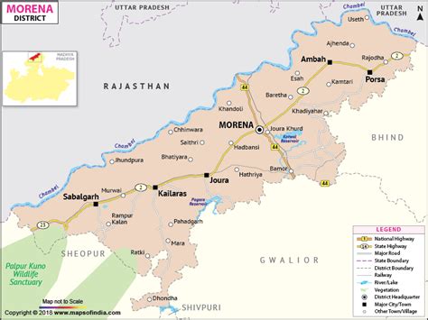 Morena District Map