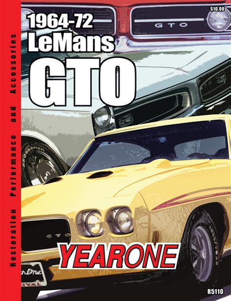 1964-72 GTO Yearone 1964 1972 Lemans Gto Catalog