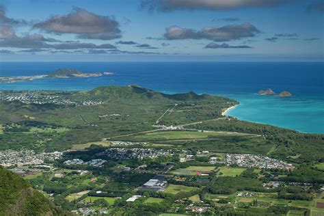 Windward Oahu coastline with Waimanalo Photograph by David L Moore - Fine Art America