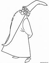 Merlin From The Sword In Stone Coloring Page  Free Printable sketch template