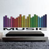 Music Wall Decal Sticker for Dorm Room Musical Bars Wall Mural Removab – American Wall Designs