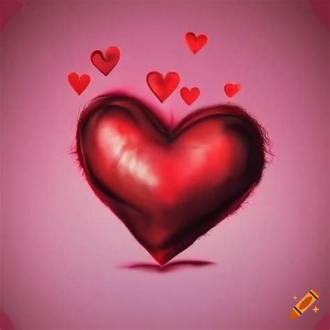 Heart emoji on Craiyon