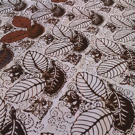 Gambar Batik Daun Simpor - Contoh Motif Batik