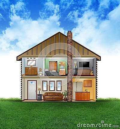 Eco Friendly House Interior Stock Image - Image: 22725251