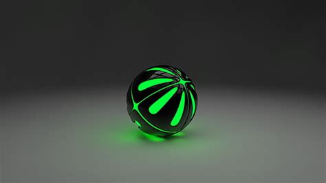 1920x1080px | free download | HD wallpaper: three round black-and-green neon lighted devices, 3D ...