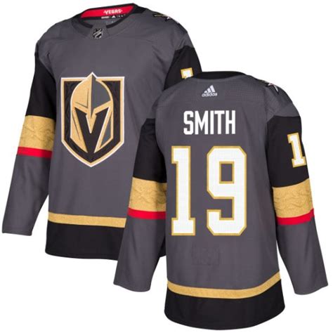 Authentic Adidas Men's Reilly Smith Vegas Golden Knights Jersey - Gray