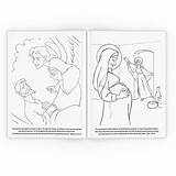mary And elizabeth coloring Pages sketch template