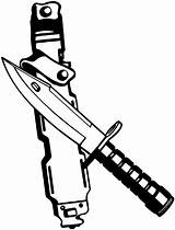 Machete Coloring Pages sketch template