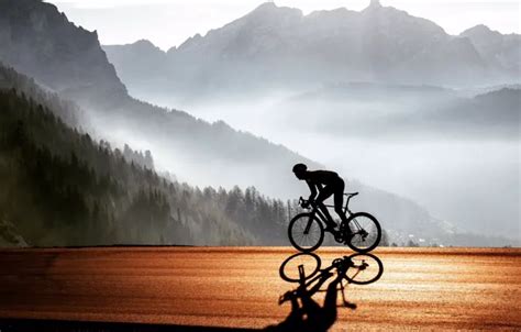 Wallpaper road, mountains, nature, athlete, cyclist, road bike images for desktop, section спорт ...