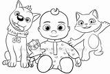 Cocomelon Coloring Page Get Pages B  Vrogueco sketch template