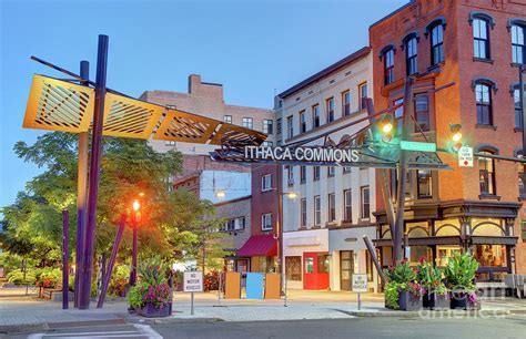 Ithaca Downtown Commons Photograph by Denis Tangney Jr - Pixels