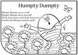 Humpty Dumpty Nursery Rhyme Sketch Coloring Page sketch template